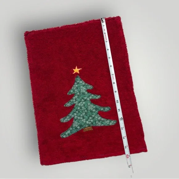 Lot/3 𝑯𝒂𝒏𝒅𝒎𝒂𝒅𝒆 Holiday Christmas Hand Towels 🎁 - Picture 8 of 16
